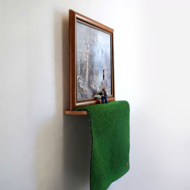 Found Canvas Paintings by Jan Boettcher Kyo - Found Canvas Series